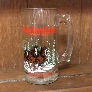 Budweiser Christmas mug